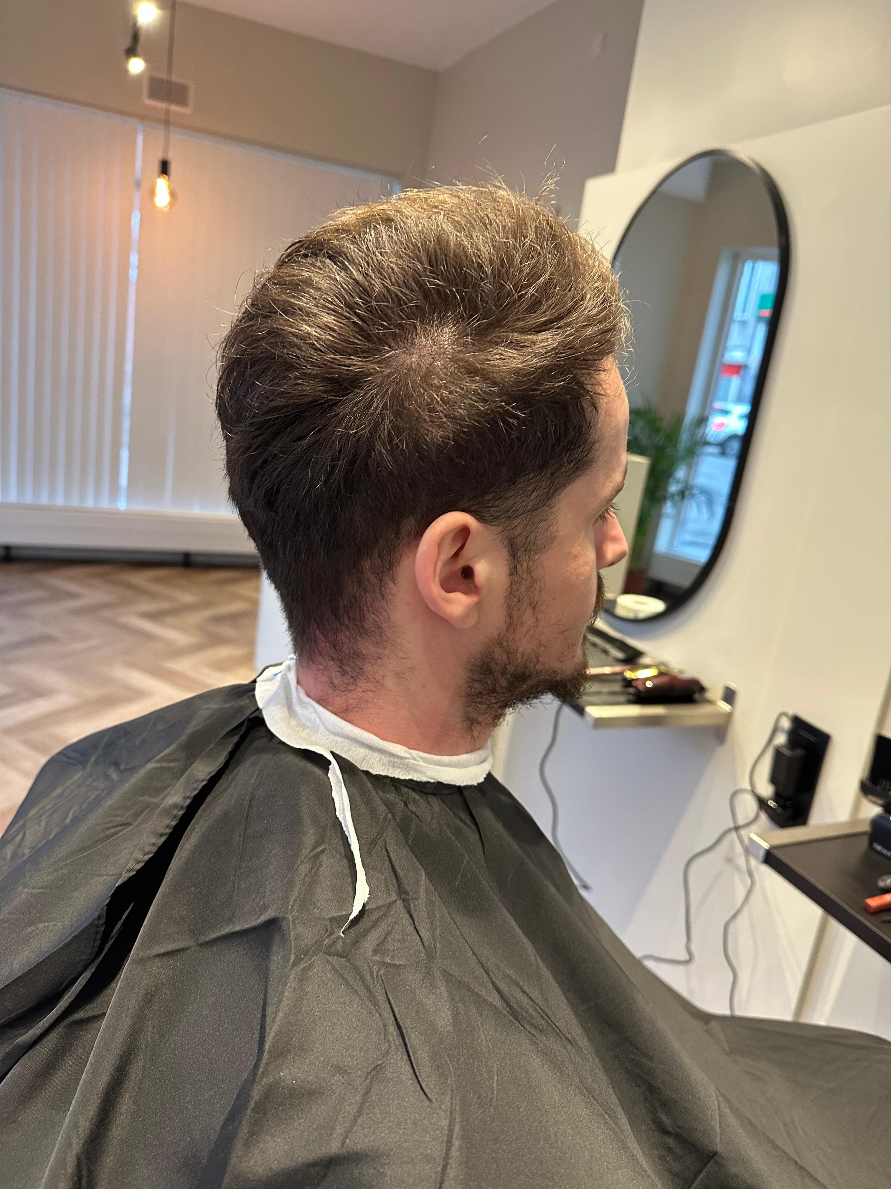 Before Classic Cut at MBarber